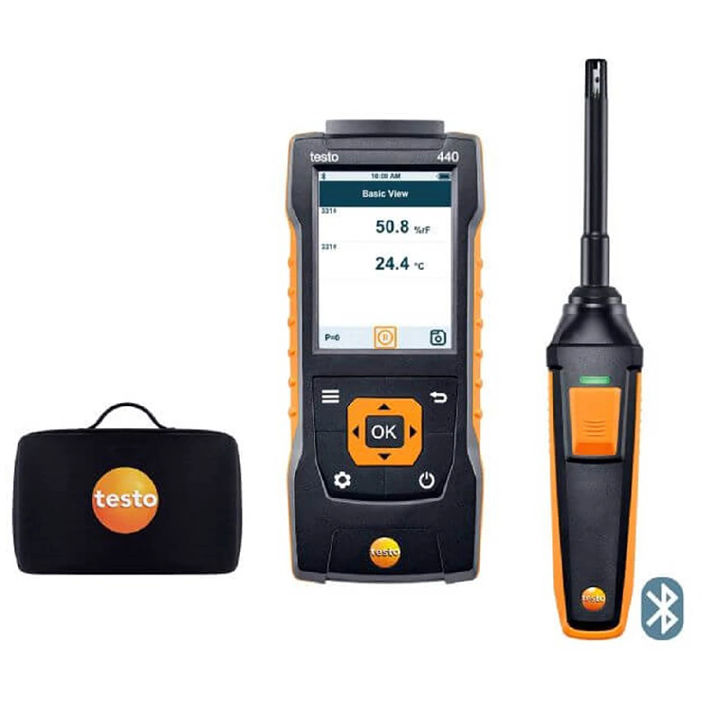TESTO 440 FUGTIGHEDSSÆT MED BLUETOOTH