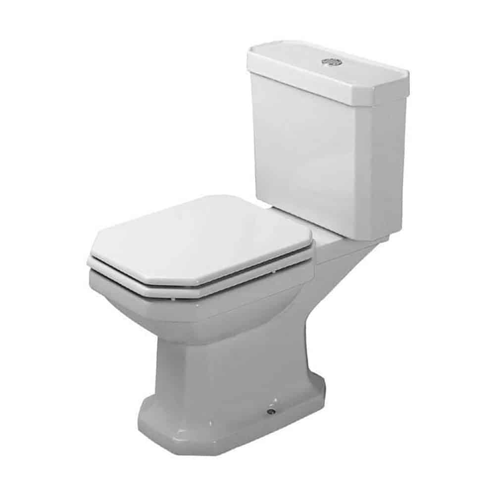 Duravit 1930 serien gulvtoilet med P-lås. Uden cisterne. 355x665mm WonderGliss