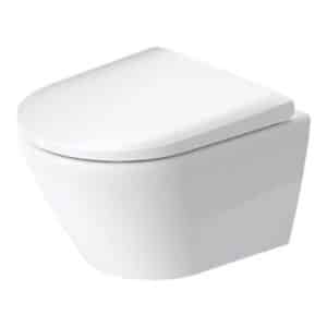 Duravit D-Neo Compact væghængt toilet med softclose toiletsæde rimless 370 x 480 mm
