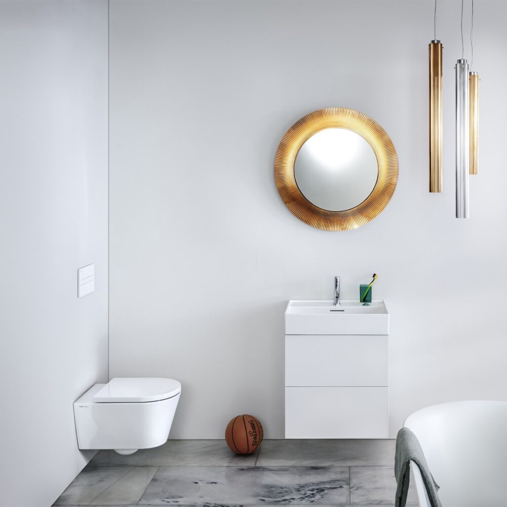 Kartell by laufen sampak rimless, skål+sæde med softclose. Hvid