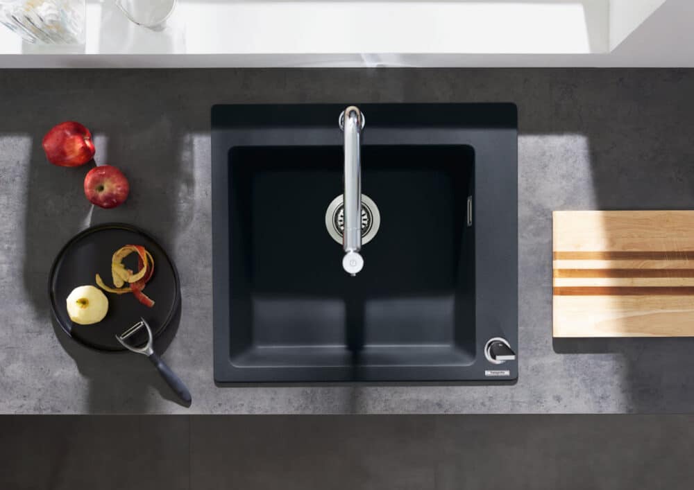 Hansgrohe s510-f450 køkkenvask til nedfældning 450, 560x510mm, graphite sort