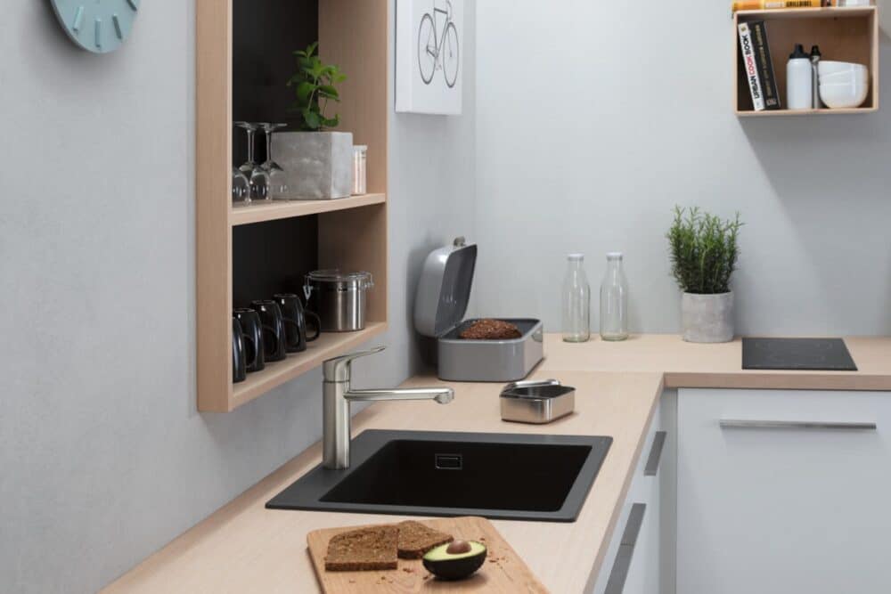 Hansgrohe s510-f450 køkkenvask til nedfældning 450, 560x510mm, graphite sort