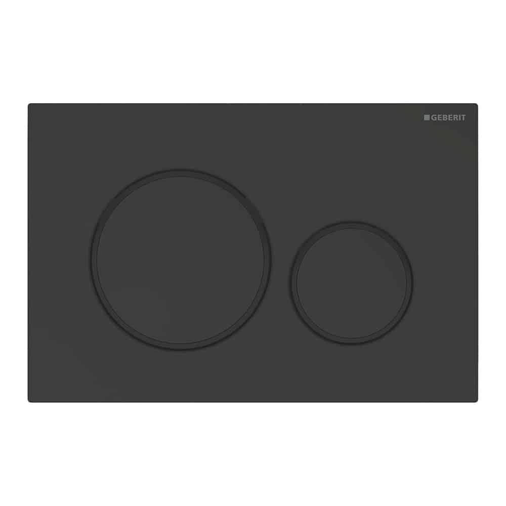 GEBERIT SIGMA20 betjeningsplade 246x164x12mm sort