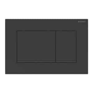 GEBERIT SIGMA30 betjeningsplade 246x164x12mm sort matlakeret