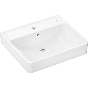 hansgrohe Xanuia Q Håndvask 550xx480mm med hanehul & overløb hvid