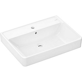 hansgrohe Xanuia Q Håndvask 650xx480mm med hanehul & overløb hvid