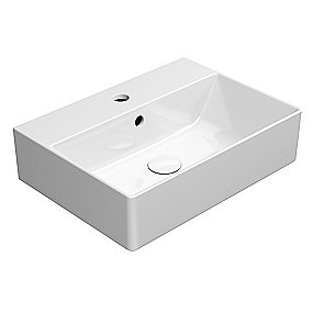 GSI Kube X håndvask 500x370mm med hanehul & overløb