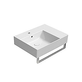 GSI Kube X håndvask 600x470mm med hanehul & overløb