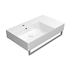 GSI Kube X håndvask 800x470mm med hanehul & overløb