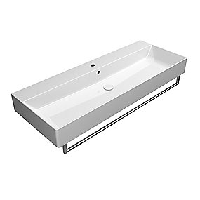 GSI Kube X håndvask 1200x470mm med hanehul & overløb