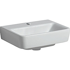 GEBERIT Renova plan håndvask 450x340x170mm hvid KeraTect