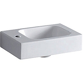 GEBERIT Icon håndvask 380x280x135mm hvid KeraTect