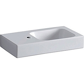 GEBERIT Icon håndvask 530x310x135mm m/fralægningsplads hvid