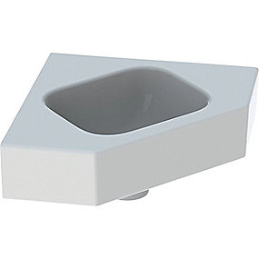 GEBERIT Icon hjørnehåndvask 460x330x130mm hvid