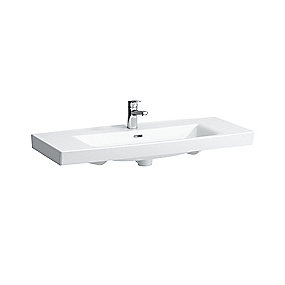 Laufen Pro-N håndvask 1000x420mm med hanehul hvid porcelæn