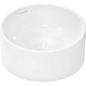 hansgrohe Xuniva S Bowlevask ø300mm uden hanehul & overløb hvid