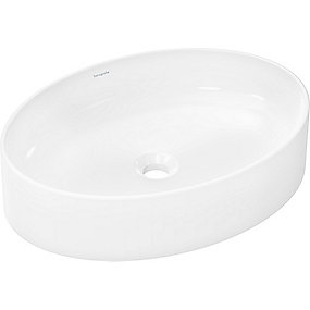 hansgrohe Xuniva D Bowlevask 550/400mm uden hanehul & overløb hvid