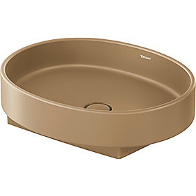 Duravit Balcoon bowle 550 x 450 mm, ler terra