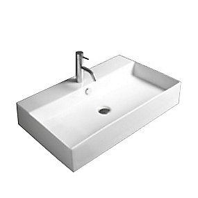 Kriss porcelænsvask 60x46cm hvid mat