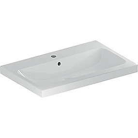 GEBERIT Icon Light håndvask 750x480mm til møbel/bolt hvid