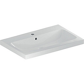 GEBERIT Icon Light håndvask 750x480mm til møbel/bolt hvid
