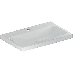 GEBERIT Icon Light håndvask 750x480mm til møbel/bolt hvid