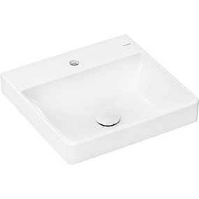 hansgrohe Xelu Q håndvask 500x480mm bordmonteret med slebet underside med hanehul