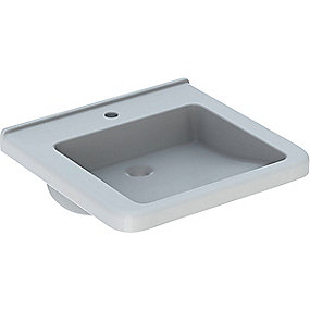 GEBERIT Renova comfort square håndvask 550x525x155mm hvid