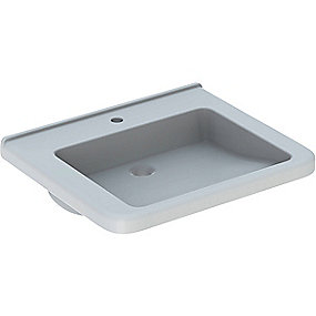 GEBERIT Renova comfort square håndvask 650x550x155mm hvid