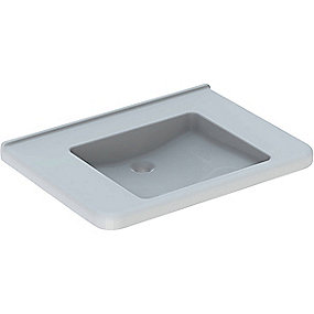 GEBERIT Renova comfort square håndvask 750x550x155mm hvid