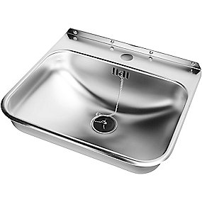 Purus håndvask 430x385mm. Rustfrit stål