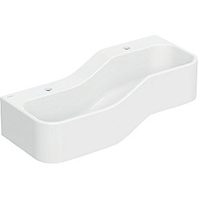 GEBERIT Bambini lege- & vaskekumme 900x390mm med to vaskepladser, lavere vask til venstre