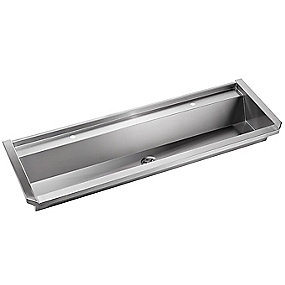 Intra Juvel vaskerende 1800x395x126/163mm afløb midt børstet