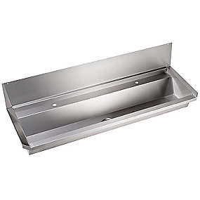 Intra Juvel vaskerende 2100x395x126/163mm afløb midt børstet