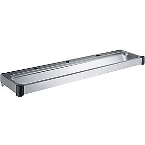 Intra Juvel vaskerende 1800 mm med bumpers, vægbeslag, 3 hanehuller