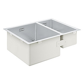 GROHE K700U rustfri stålvask 60 58,5/44 1.5 VS satin