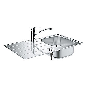 GROHE K200 set stålvask 45 1.0 vendb satin