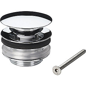 Oras Bundventil 1 1/4'' 63mm push-up. Uden overløb. Krom Ms