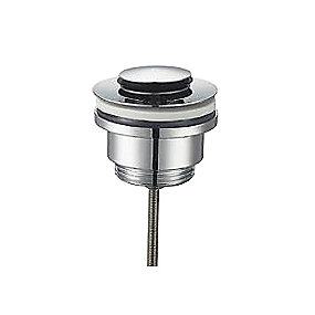 Bundventil 11/4'' mini pop-up, 2 delt, forkromet