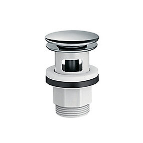 hansgrohe Bundventil 1.1/4'' Push-open, kunstof, krom