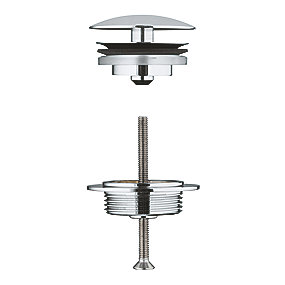 GROHE Bundventil 1 1/4'' uden overløb. Kan ikke lukkes. Krom