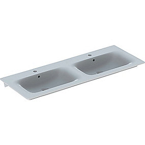 GEBERIT Renova plan håndvask 1300x480x168mm t/møbel hvid