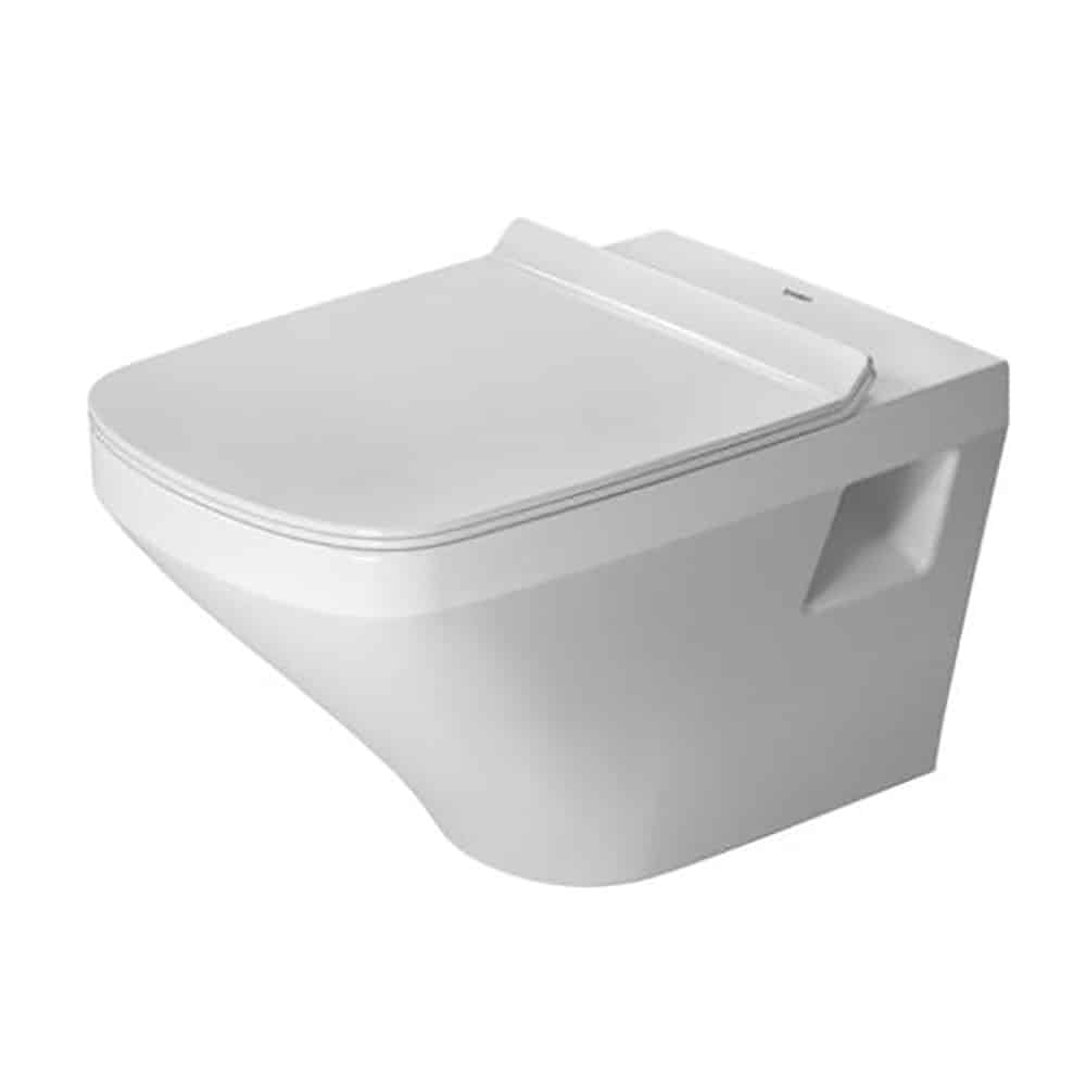 Duravit DuraStyle vægtoilet 54x37cm Med lukket skyllerand og WonderGliss, bolteafstand 180mm