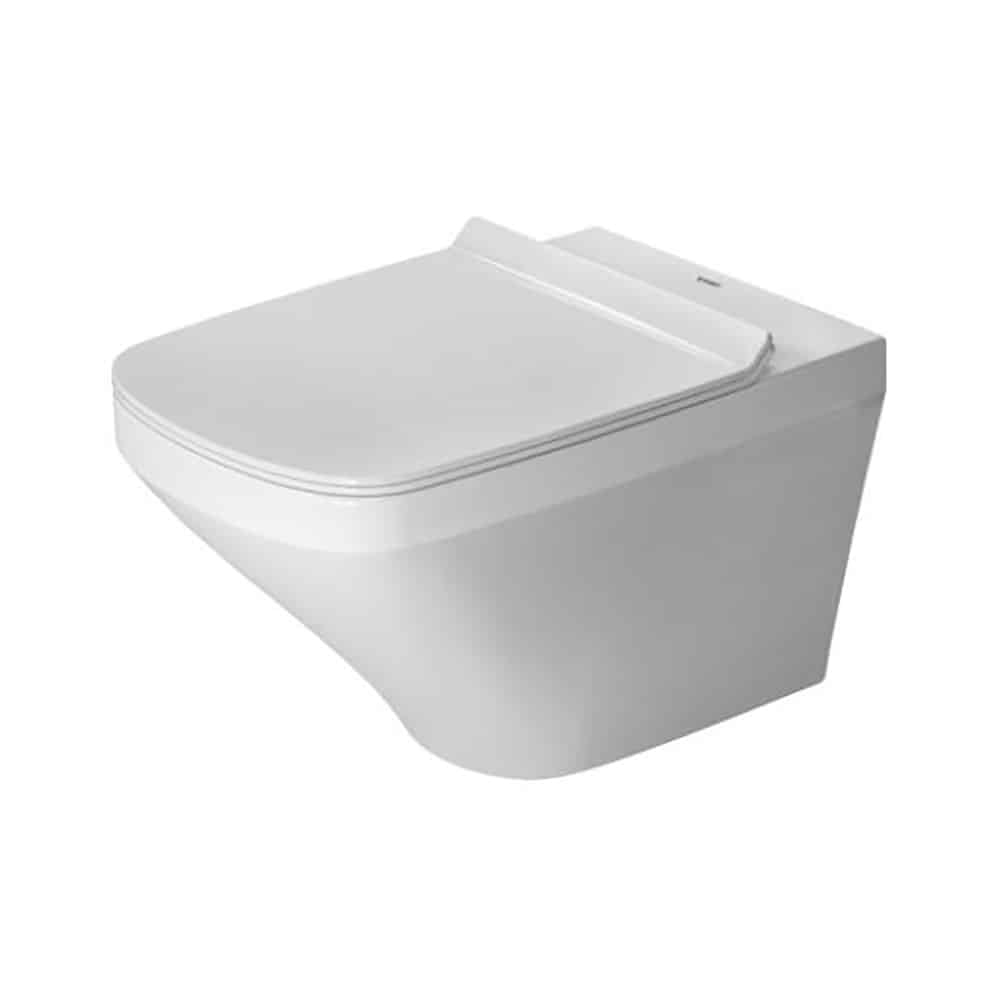 Duravit DuraStyle vægtoilet Åben skylle-rand, skjult montering, WonderGliss