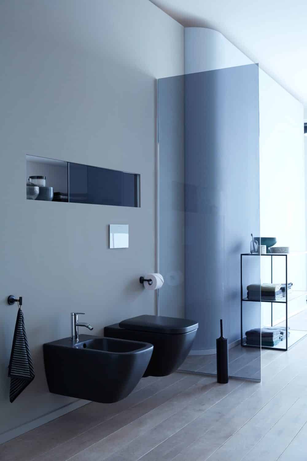 Duravit happy d. 2 toiletsæde, soft close, aftagelig, mat sort1