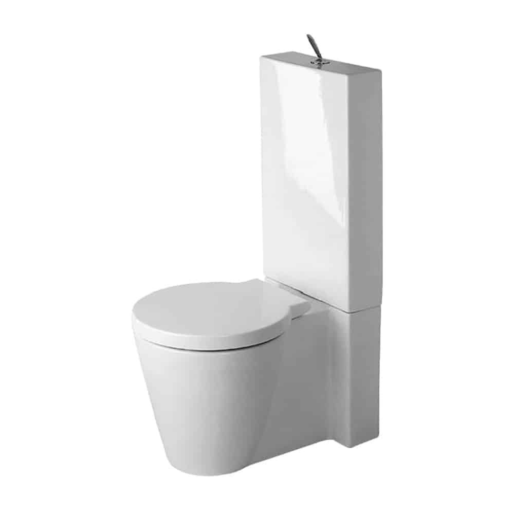 Duravit Starck 1 gulvtoilet med universallås 415x640mm. Uden cisterne & sæde