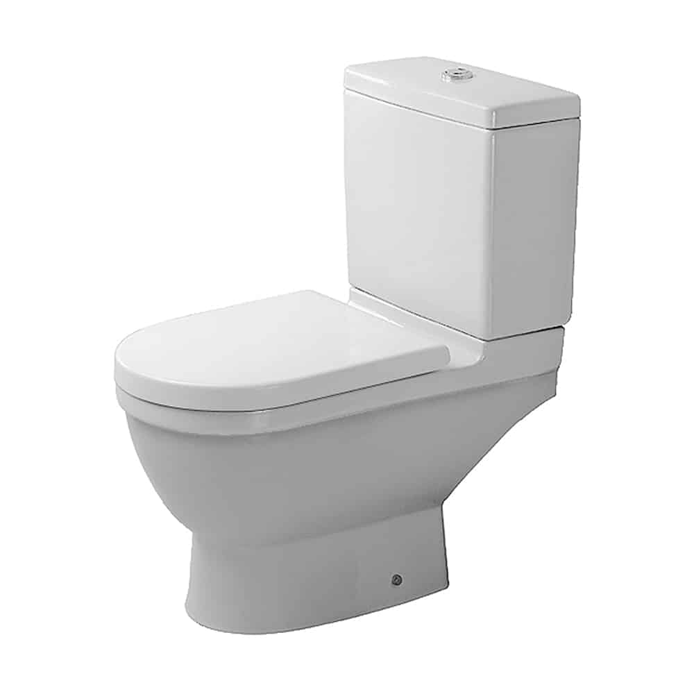 Duravit Starck 3 gulvtoilet med P-lås 360x655mm WonderGliss. Uden cisterne