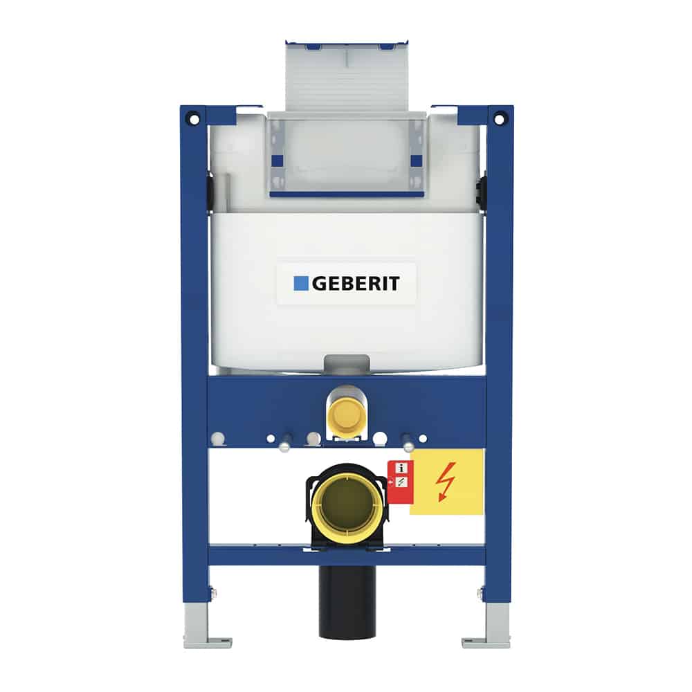 GEBERIT Duofix Omega WC-element, top/frontbetjent, højde 82 cm