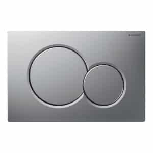 GEBERIT SIGMA01 betjeningsplade 246x164x13mm, matkrom