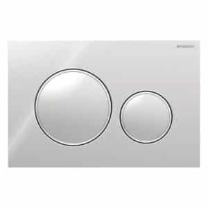GEBERIT SIGMA20 betjeningsplade krom-mat krom-krom